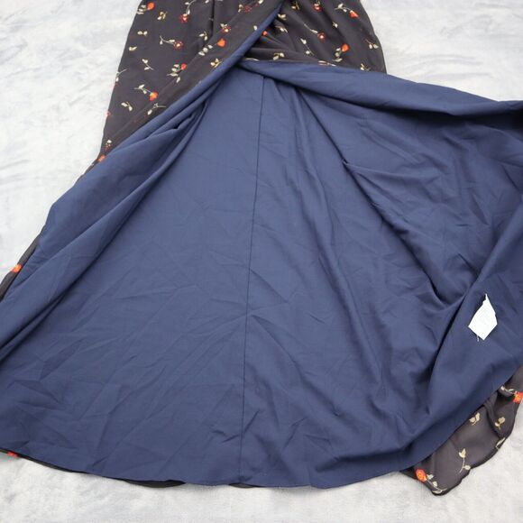 Madewell Floral Maxi Dress - Black and Red - Picture 12 of 16